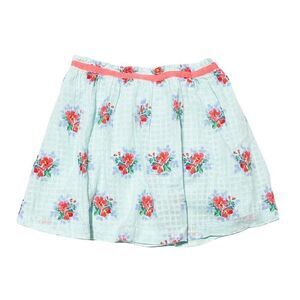 BABY Gap Floral Crinkle Cotton Skirt